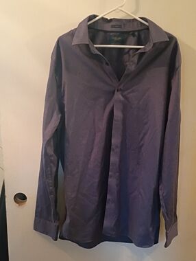Men's Dress Shirt in Deep Purple by FAIRLANE
